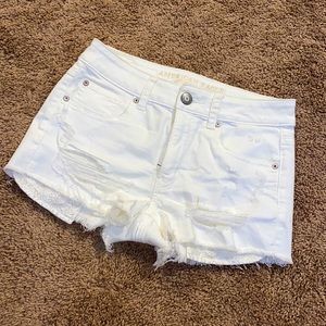 American Eagle White Shorts